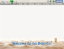 Tablet Screenshot of goburrito.com